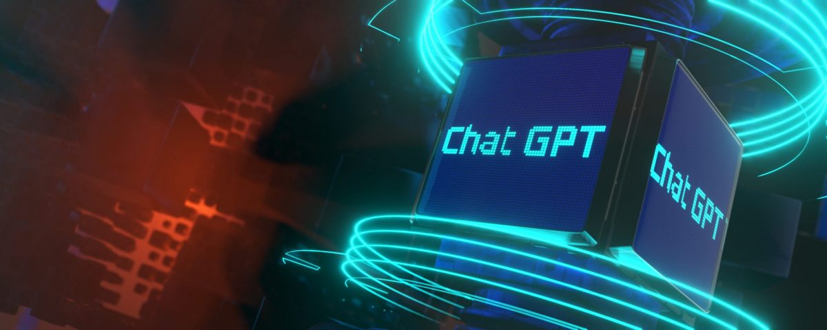 Chatgpt Chat With Ai Or Artificial Intelligence Smart Ai. Lettering Chat Gpt On A Futuristic Background. 3d Render.
